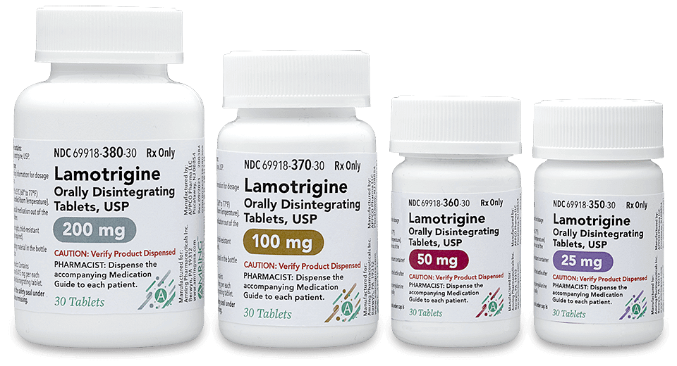 Amring Lamotrigine New Generics bottles
